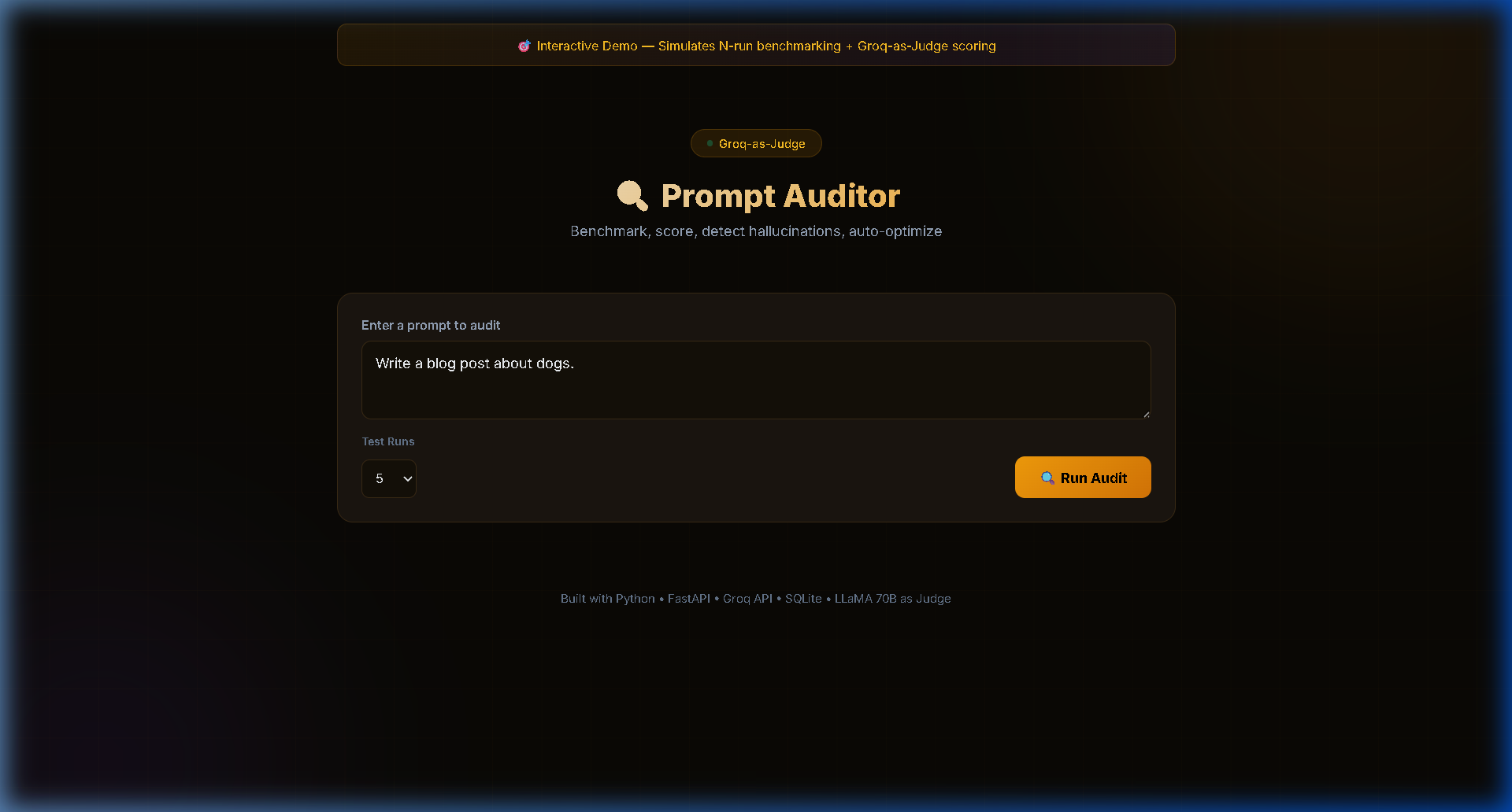 Prompt Auditor