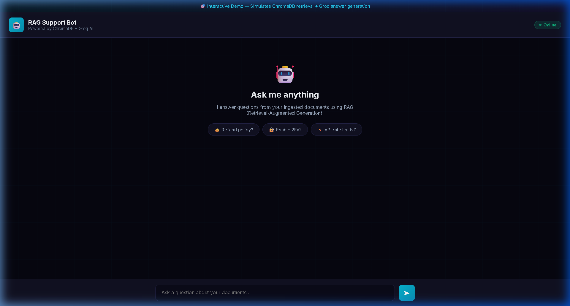 RAG Support Bot